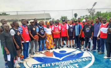 Warri Encourages Youths To Put More Energy In Sports, Commissions New Basketball Court